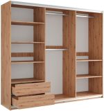 Ντουλάπα Sintra 250 συρόμενη-Fusiko-Mavro - Image 5