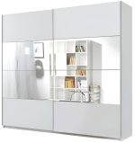 Ντουλάπα Συρόμενη Delta II-180 x 61 x 210 εκ.-Λευκό