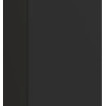 Κρεμαστό ντουλάπι Arianna 50 G 90 1F-Μαύρο