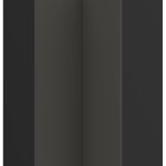 Κρεμαστό ντουλάπι γωνιακό Arianna 60x60 GN 108 2F-Γκρι