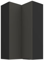 Κρεμαστό ντουλάπι γωνιακό Arianna 60x60 GN 108 2F-Γκρι