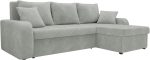 Γωνιακός καναπές Kris-Γκρι Ανοιχτό