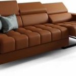 Καναπές Calyra Relax Lthr Τριθέσιος-Ταμπά