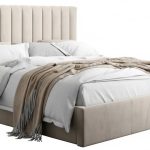 Επενδυμένο κρεβάτι Cosmos-Ekrou-120 x 200