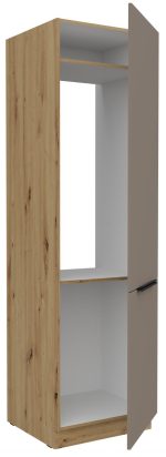 Επιδαπέδιο ντουλάπι Arianna 60 LO 210 2F-Γκρέζ - Image 2