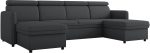 Γωνιακός Καναπές Barcelo U-Ανθρακί