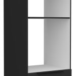 Επιδαπέδιο ντουλάπι Arianna 60 DPM 210 2F-Μαύρο