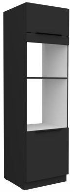 Επιδαπέδιο ντουλάπι Arianna 60 DPM 210 2F-Μαύρο