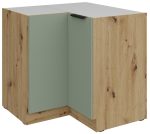 Επιδαπέδιο ντουλάπι γωνιακό Arianna 90x90 DN 2F BB-Φυστικί