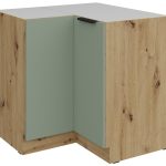 Επιδαπέδιο ντουλάπι γωνιακό Arianna 90x90 DN 2F BB-Φυστικί