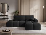 Γωνιακός Καναπές Vitalo-Μαύρο-Δεξιά - Image 6