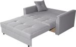 Καναπές - κρεβάτι Viva Lux II-Γκρι Ανοιχτό - Image 5