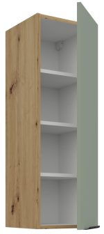 Κρεμαστό ντουλάπι Arianna 30 G 90 1F-Φυστικί - Image 2