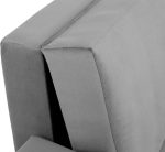 Καναπές - κρεβάτι Viva Lux III διθέσιος -Γκρι Ανοιχτό - Image 6