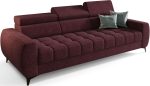 Καναπές Calyra Τριθέσιος-Μπορντώ