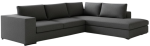 Γωνιακός καναπές Carla-Αριστερή-280φ 220β-Γκρι