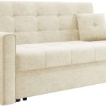 Καναπές - κρεβάτι Viva Lux III διθέσιος -Εκρού