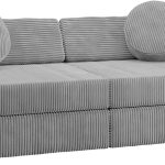 Καναπές - κρεβάτι Adell-Γκρι Ανοιχτό