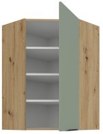 Κρεμαστό ντουλάπι γωνιακό Arianna 60x60 GN 90 1F-Φυστικί