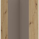 Κρεμαστό ντουλάπι γωνιακό Arianna 60x60 GN 108 2F-Γκρέζ