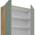 Κρεμαστό ντουλάπι Arianna 80 G 72 2F-Φυστικί