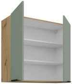 Κρεμαστό ντουλάπι Arianna 80 G 72 2F-Φυστικί