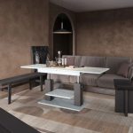 Τραπεζάκι Σαλονιού Dovo-Λευκό