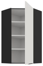 Κρεμαστό ντουλάπι γωνιακό Arianna 60x60 GN 108 1F-Λευκό