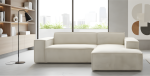 Γωνιακός καναπές Fubu-Εκρού-Δεξιά - Image 2