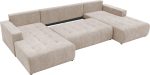 Γωνιακός καναπές Fabio U-Μπεζ - Image 5