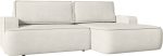 Γωνιακός καναπές Mono-Λευκό-Δεξιά