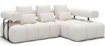 Γωνιακός Καναπές Velly-Λευκό-Δεξιά