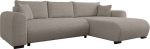 Γωνιακός καναπές Merkos-Μπεζ Σκούρο