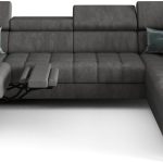 Γωνιακός καναπές Calyra Max I Relax-Ανθρακί-Δεξιά