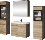 Σετ μπάνιου Madrit II-Φυσικό - Ανθρακί - Image 2