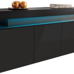 Μπουφές Glossa 160 με LED-Mauro