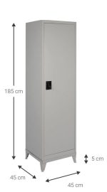 Μεταλλική ντουλάπα Damian 1D - Image 3