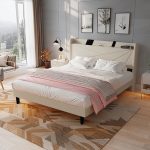 Επενδυμένο κρεβάτι Ambrey-Mpez - Image 4