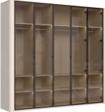 Ντουλάπα Dutchess πεντάφυλλη glass