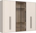 Ντουλάπα Dutchess εξάφυλλη 2 glass