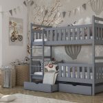 Κουκέτα Monika-Gkri-90 x 200