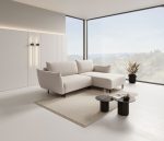 Γωνιακός καναπές Laurie-Krem - Image 2