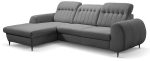 Γωνιακός καναπές Blanc-Gkri Skouro-Αριστερή