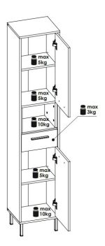 Στήλη μπάνιου Melopi-Μήκος: 35.6 εκ. - Image 5