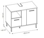 Πάγκος Melopi-Μήκος: 83.2 εκ. - Image 3