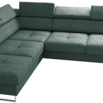 Γωνιακός καναπές Gelito-Prasino Skouro-Αριστερή