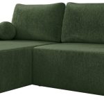Γωνιακός καναπές Mivo-Prasino-Αριστερή