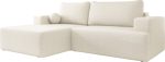 Γωνιακός καναπές Mivo-Leuko-Αριστερή