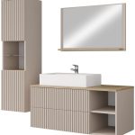 Σετ μπάνιου Kertos Ryfle II-Beige