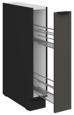 Επιδαπέδιο ντουλάπι με καλάθι Arianna 15 D CARGO BB-Γκρι